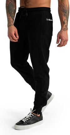 Męskie Spodnie Dresowe Joggery Czarne GymBeam XL