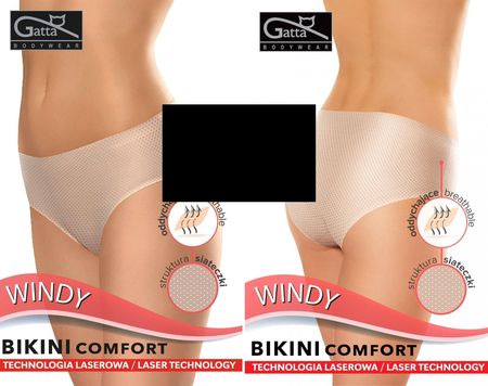 Gatta Bikini Comfort Windy Bezszwowe Czarny S