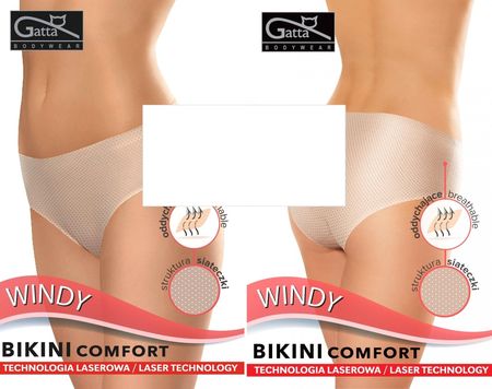 Gatta Bikini Comfort Windy Bezszwowe Biały S