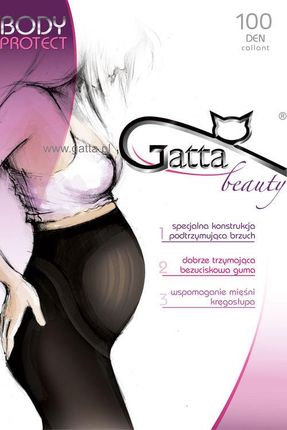 Rajstopy ciążowe Gatta Body Protect 100 nero 3