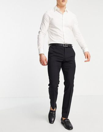 Calvin Klein wełniane spodnie garniturowe 44