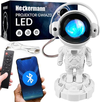 Heckermann Projektor Gwiazd Led Astronauta Jk-10-5