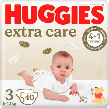 Pieluchy HUGGIES Extra Care 3 (6-10kg) 40szt