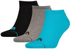 Zdjęcie Head Skarpety Sneaker 010 3 Pack Czarny Niebieski - Wąbrzeźno