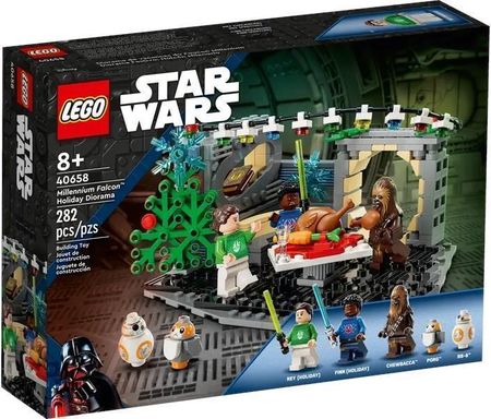 LEGO Star Wars 40658 Świąteczna diorama z Sokołem Millennium
