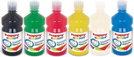 Farby Temperowe Happy Color 6szt. 500Ml