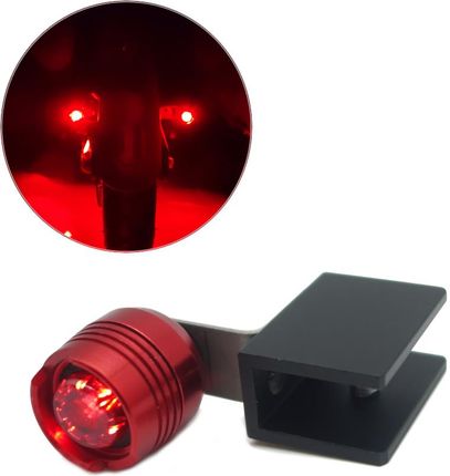 Czerwona lampa led z metalowym uchwytem do Xiaomi M365 / M365 PRO / PRO 2 / 1S / Essential