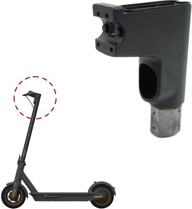 Podstawa kierownicy, uchwyt na wyświetlacz i lampę LED do Ninebot Max G30 / Motus Scooty 10 / Frugal