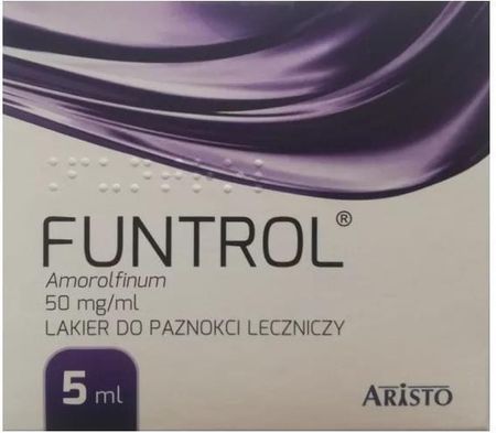 Funtrol 50 mg/ml lakier do paznokci leczniczy 5ml