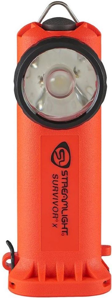 Streamlight 90960 Yellow Survivor X Right Angled Flashlight 250 Lumen Alkaline e