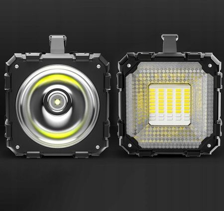 Retoo Led Taktyczna Akumulatorowa Szperacz Usb Reflektor 1000Lm 40W - zdjęcie 5