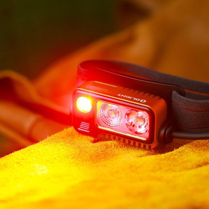Latarka Olight Czołowa Array 2 Pro Orange 1500 Lumenów - Ceny i