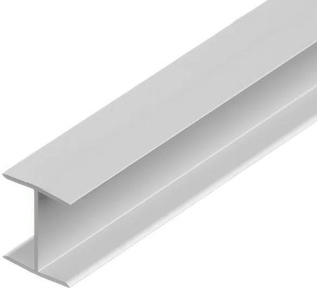 Profil połączeniowy do płyt forma H aluminium anoda CEZAR 1m Srebrny