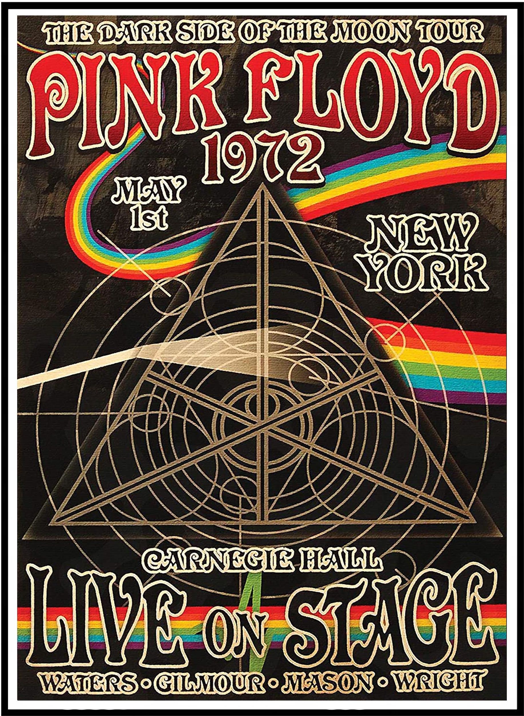 1972 大阪フェスティバルホール Pink Floyd フライヤー A4サイズ 1972