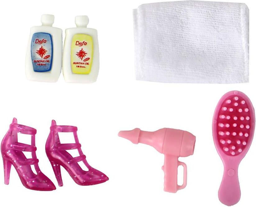 Lalka Leantoys Lalka Dla Dzieci W Szlafroku Łazienka Akcesoria - Ceny i ...