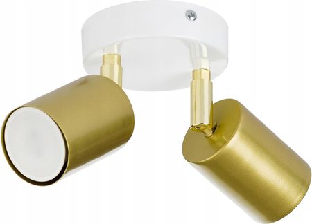 Led-One Lampa Sufitowa Plafon Kinkiet Spot Złoty Oprawa Halogenowa 2X Gu10 Podwójna (Sierragu10Złota)
