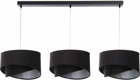Lumes Lampa Wisząca Do Salonu Nad Stół Potrójna Welurowa (20798)