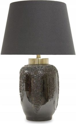 Elmeri Ceramiczna Lampka Stołowa Czarna Wysoka Nocna Duża (108029)