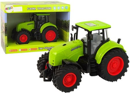 Leantoys Traktor Maszyna Rolnicza Zielony Ciągnik Dźwięk Światła