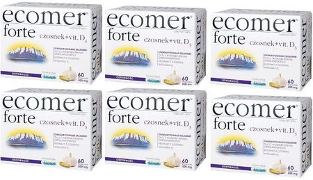 Ecomer Forte 60Kaps.  6 Pak 