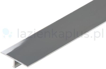 Profil fugowy łączący aluminium poler CEZAR 26mm 1m Srebrny
