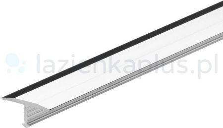 Profil fugowy łączący aluminium poler CEZAR 18mm 2,5m Srebrny