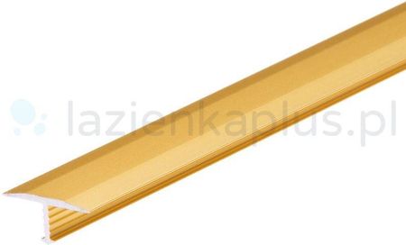 Profil fugowy łączący aluminium anoda CEZAR 18mm 2,5m Złoty