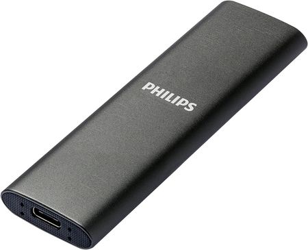 Philips Dysk Zewnętrzny External SSD 1TB Ultra Speed Space Grey USB-C SATA (8720039513754)