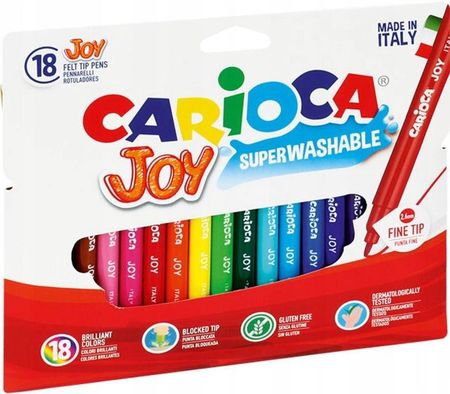 Carioca Pisaki Poliestrowa Końcówka Joy 18 Kolorów
