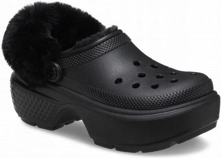 Damskie Ocieplane Buty Chodaki Klapki Crocs Stomp Lined Clog 42-43