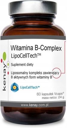 Kenay Witamina B Complex Liposomalna Lipocelltech 60Kaps