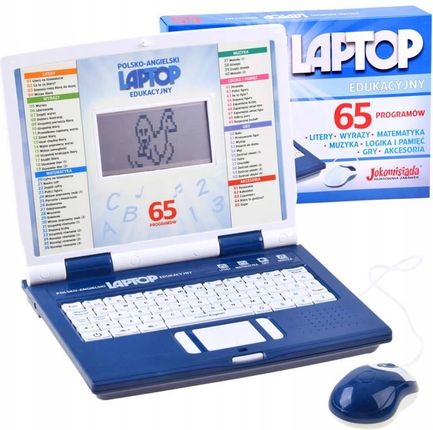 Jokomisiada Edukacyjny Laptop Dla Dzieci Pl/Ang 65 Funkcji