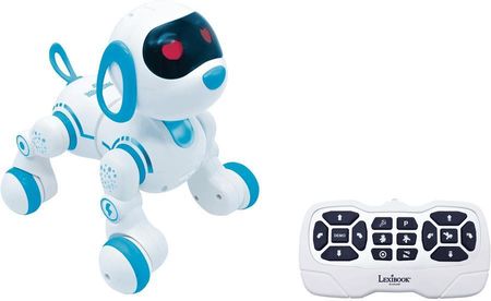 Lexibook Power Puppy Junior Mój Mały Inteligentny Interaktywny Robot Pies Z Pilotem Zdalnego Sterowania