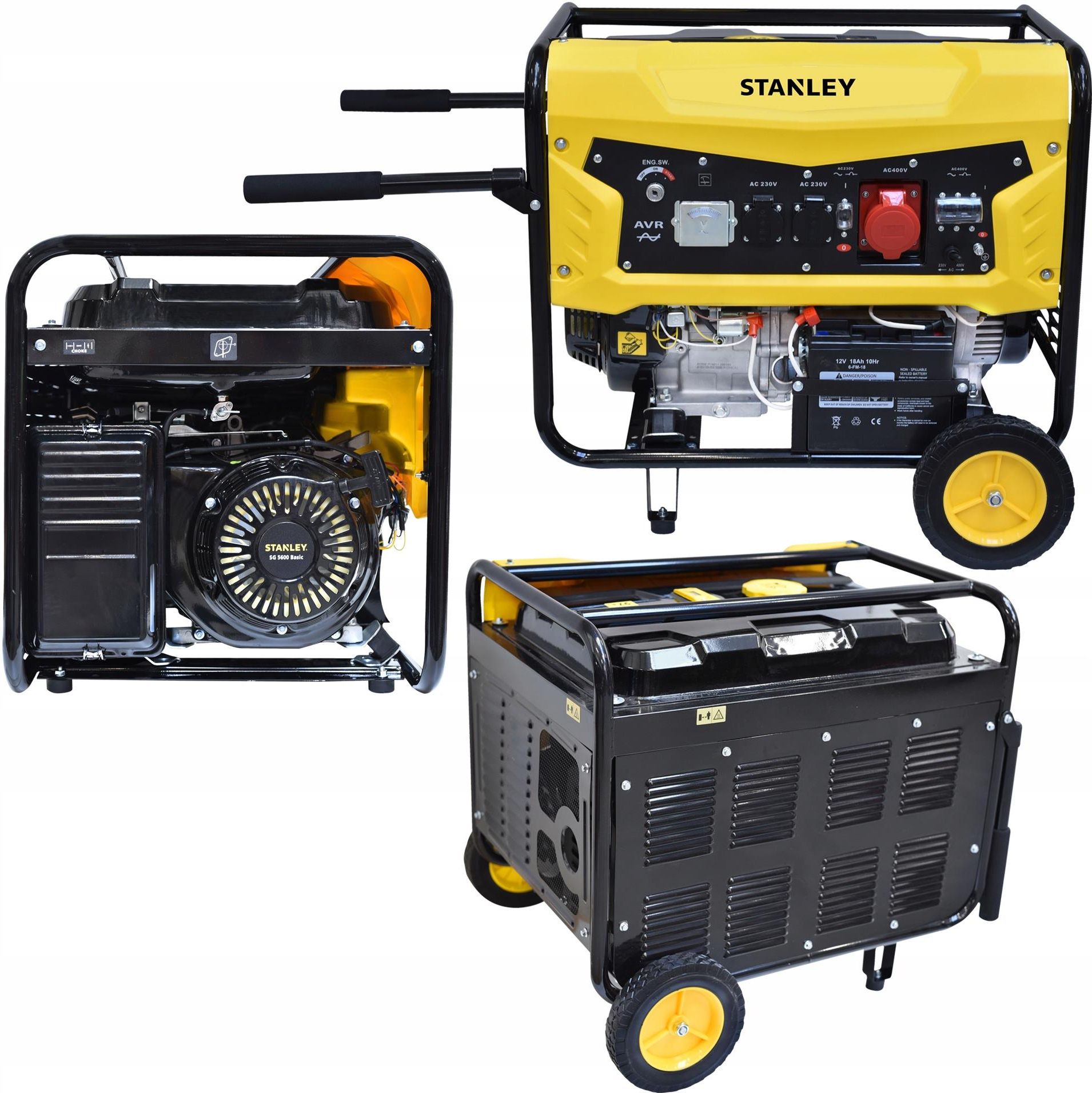 Generator prądu Stanley 3-Fazowy Generator Prądu 5,5Kw SG5600 - Opinie ...