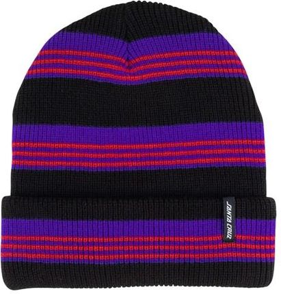 czapka zimowa SANTA CRUZ - Seacliff Beanie Black Stripe (BLACK STRIPE) rozmiar: OS