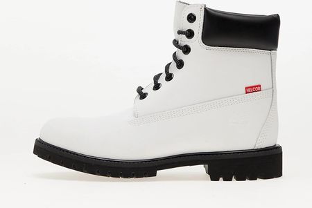 Timberland 6 Inch Lace Up Waterproof Boot White
