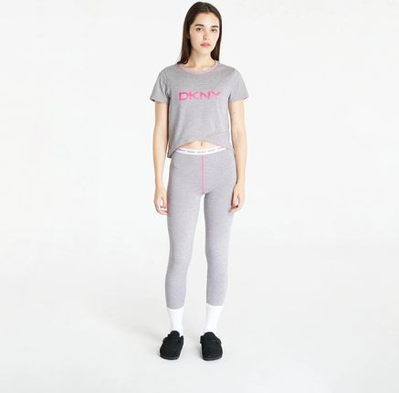 DKNY WMS Capri Short Sleeve Pajamas Set Grey