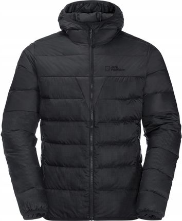 Kurtka puchowa męska Jack Wolfskin Dna Tundra Down Hoody czarna L