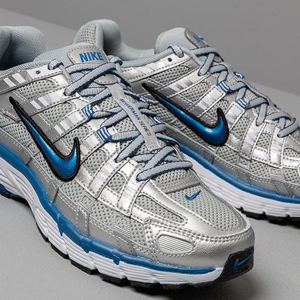 NIKE W P 6000 シルバー28.5 Nike W P-6000 Metallic Silver/ Team Royal-White-Black - Ceny