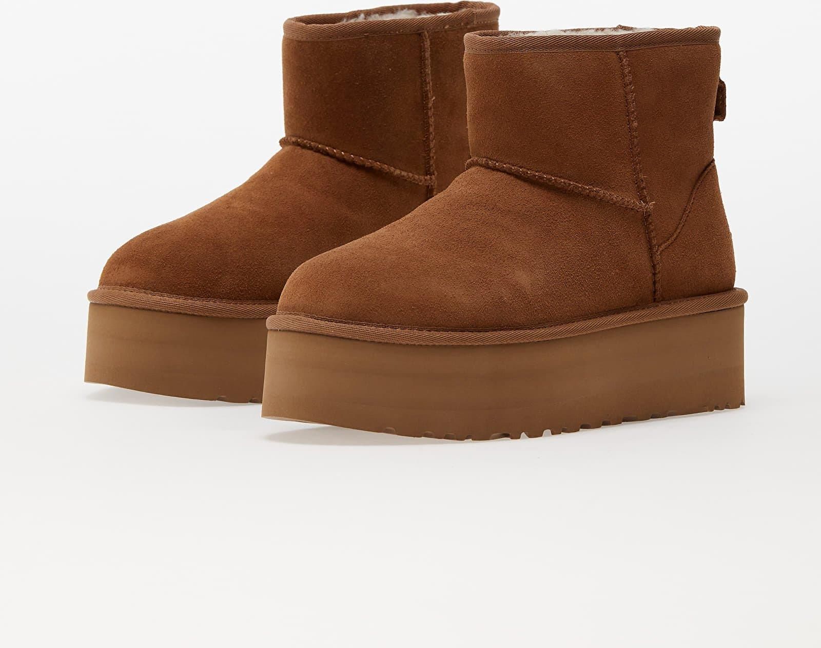 UGG W Classic Mini Platform Chestnut - Ceny i opinie - Ceneo.pl