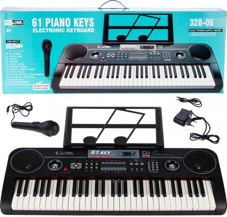 Duże Organy, Keyboard - 61 Klawiszy z Mikrofonem