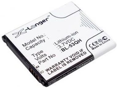 Battery for HTC Velocity 4G Li-ion 3.7V 1400mAh - BH39100, 35H00167-00M, 35H00167-03M, 35H00167-01M