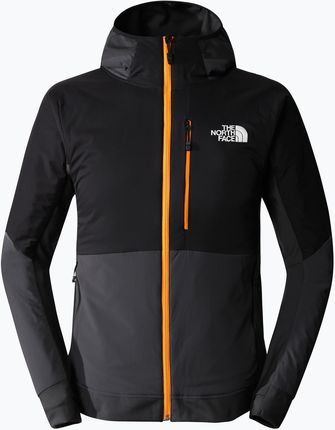 Kurtka Hybrydowa Męska The North Face Dawn Turn Hybrid Ventrix Hoodie Asphalt Grey/Black/Shocking Orange