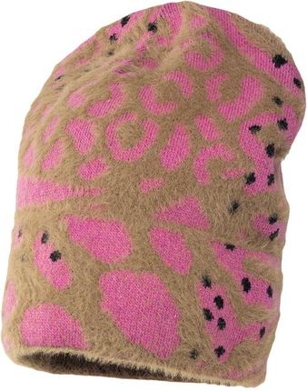 Jamiks NANDITA czapka dla dziewczynki alpaka fuksja-karmel rozmiar: 54-56