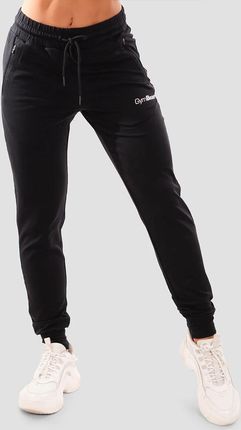Damskie Spodnie Dresowe Fitness Czarne GymBeam Xs
