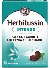 Zdjęcie Herbitussin Intense 10 Pastylek Do Ssania - Kosów Lacki