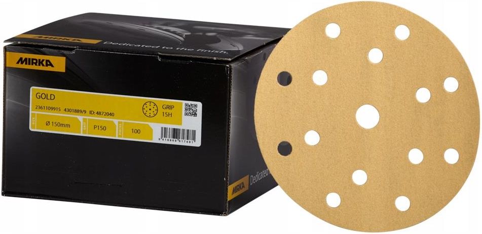 Mirka Gold 150mm Stick P500 100/Pack