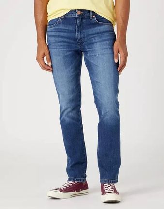 WRANGLER LARSTON MĘSKIE SPODNIE JEANSOWE JEANSY DARKLY WORN W18SD239W