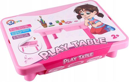 Technok Stół Do Zabawy Różowy - zdjęcie 3