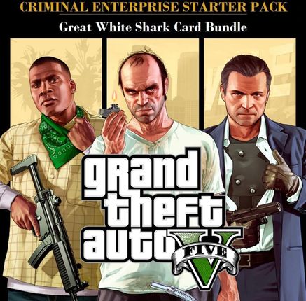 Grand Theft Auto V + Criminal Enterprise Starter Pack + Great White Shark Cash Card Bundle (Digital)